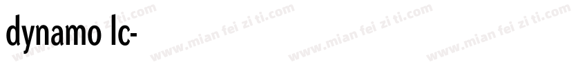 dynamo lc字体转换